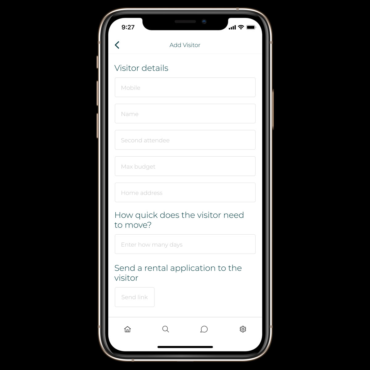 Add visitor new